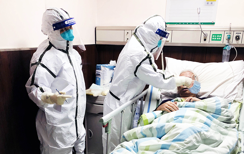 In addition to facemasks, gowns, coveralls, exam gloves, and other protective gear, HOPE also provided lifesaving medical equipment in China, including ventilators.