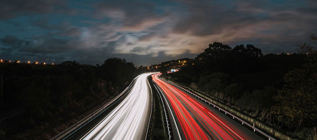 highway at night