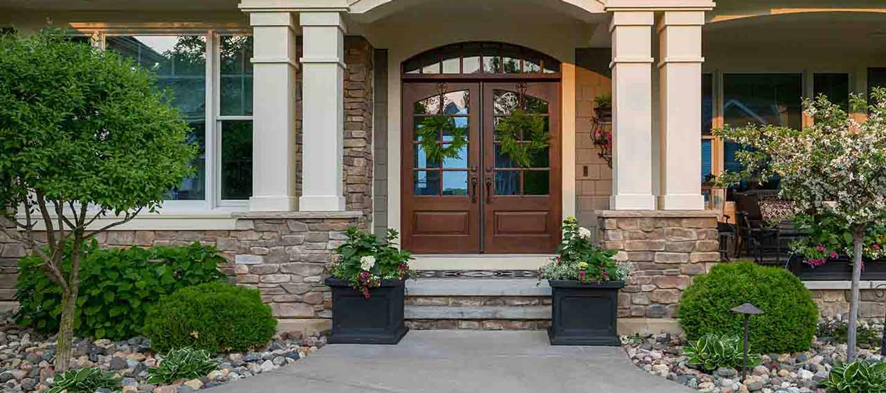 entrance of the house