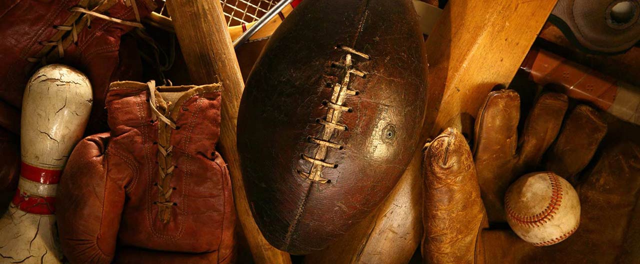 antique sports equipment