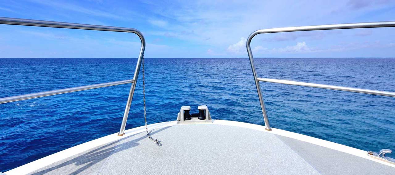 boat on the ocean