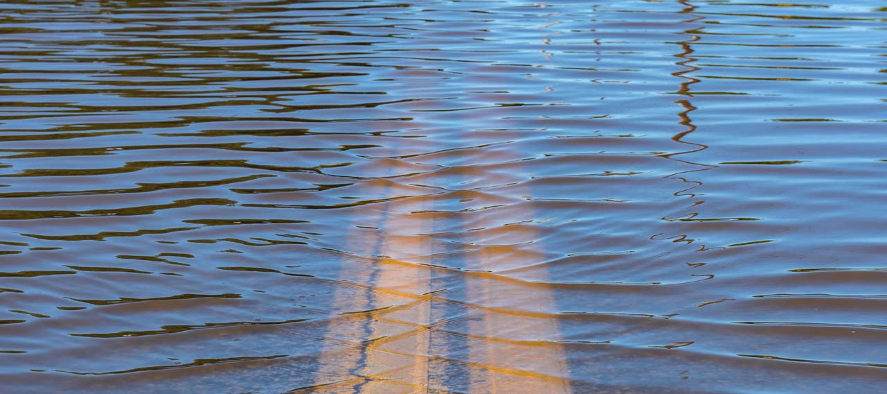 flood on street